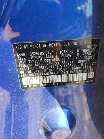 2019 HONDA FIT EX 3HGGK5H88KM746603