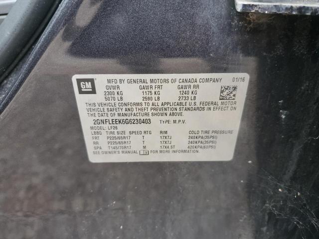 2016 CHEVROLET EQUINOX LS - 2GNFLEEK6G6230403