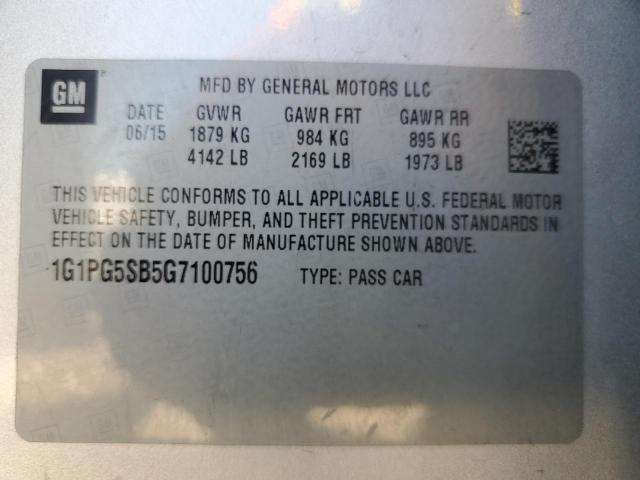 2016 CHEVROLET CRUZE LIMI 1G1PG5SB5G7100756