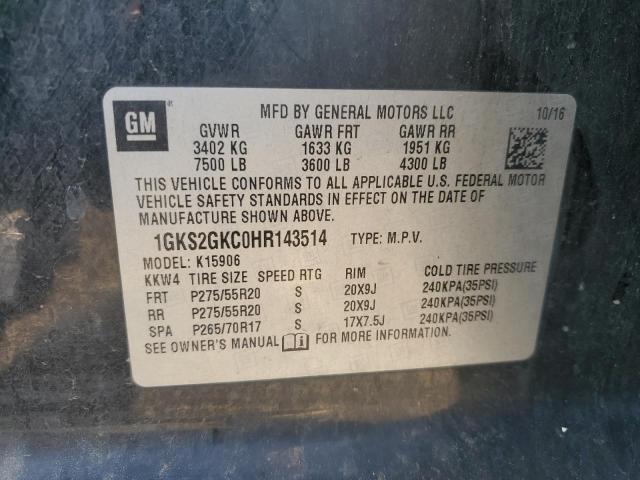 2017 GMC YUKON XL K #3269184097