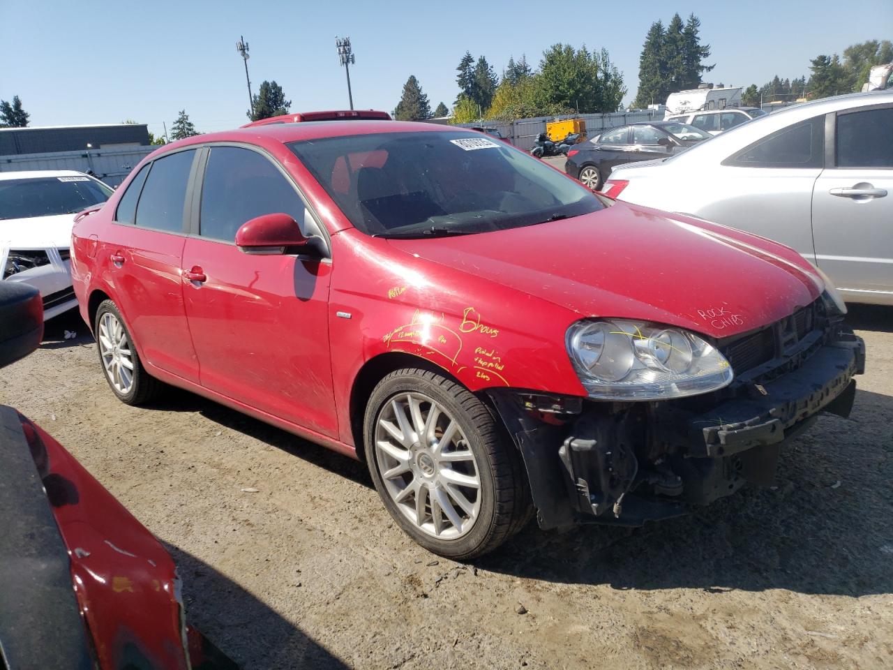 Lot #3268311046 2008 VOLKSWAGEN JETTA WOLFSBURG