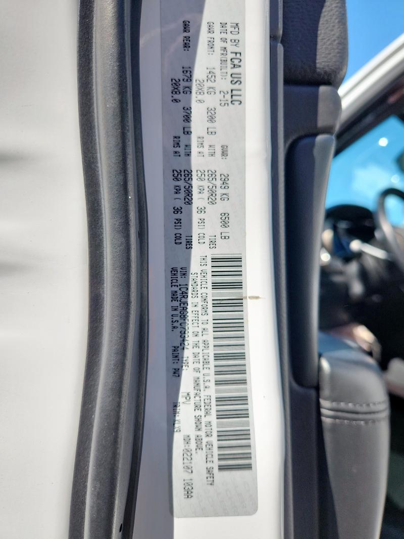 2015 JEEP GRAND CHER #3309378987