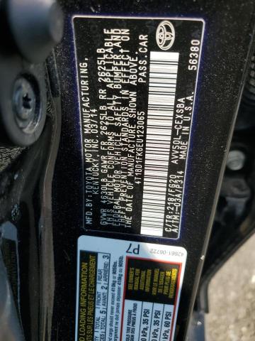 2014 TOYOTA CAMRY HYBRID - 4T1BD1FK6EU123065