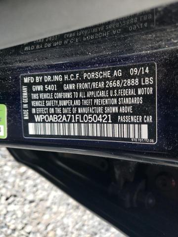 2015 PORSCHE PANAMERA S WP0AB2A71FL050421