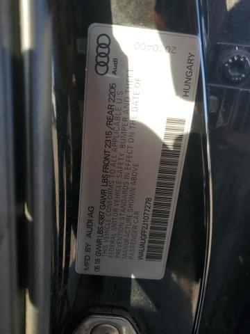 2018 AUDI A3 PREMIUM WAUAUGFF2J1077278