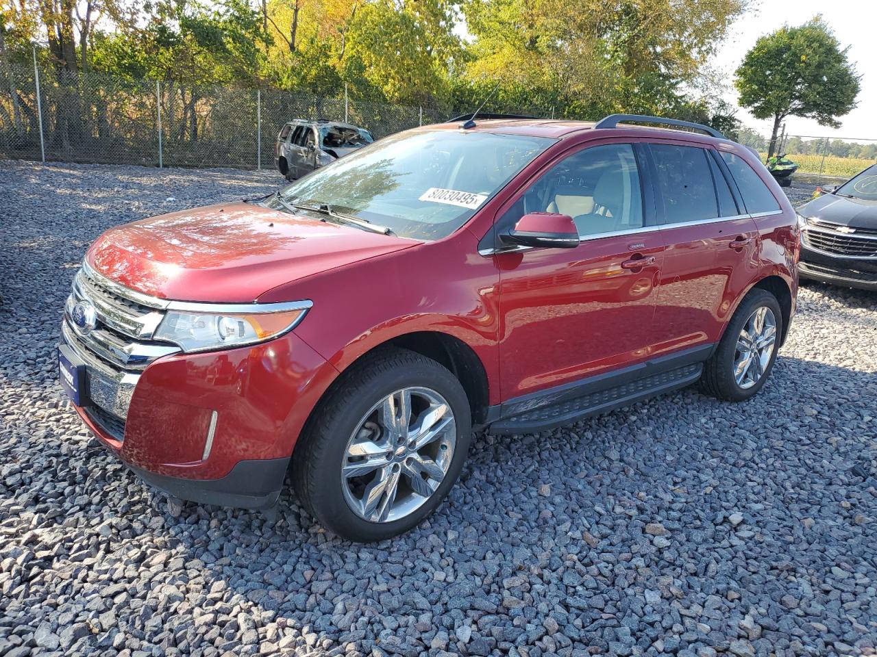 Lot #3255633023 2013 FORD EDGE LIMIT