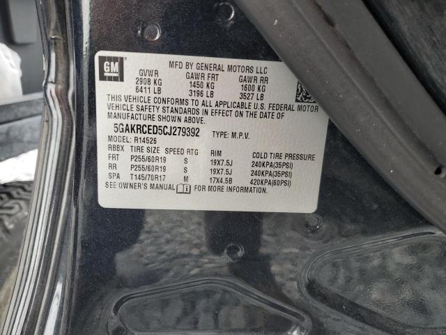 2012 BUICK ENCLAVE - 5GAKRCED5CJ279392