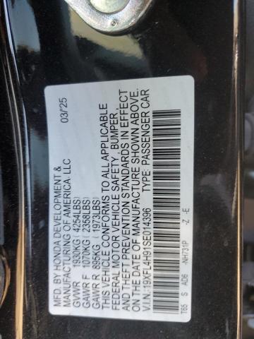 2025 HONDA CIVIC SPORT TOURING 19XFL4H91SE014396