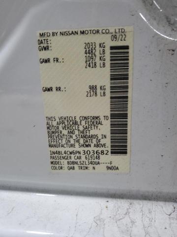 2023 NISSAN ALTIMA SR 1N4BL4CW6PN303682