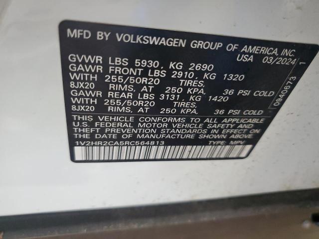 2024 VOLKSWAGEN ATLAS SE 1V2HR2CA5RC564813