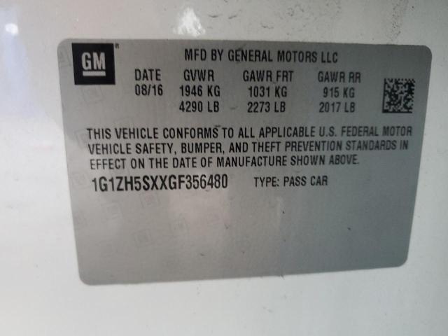 2016 CHEVROLET MALIBU PRE 1G1ZH5SXXGF356480