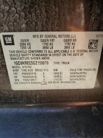 2016 CHEVROLET SILVERADO - 1GCVKREC5GZ159979