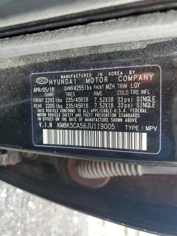 2018 HYUNDAI KONA ULTIM KM8K5CA56JU119005