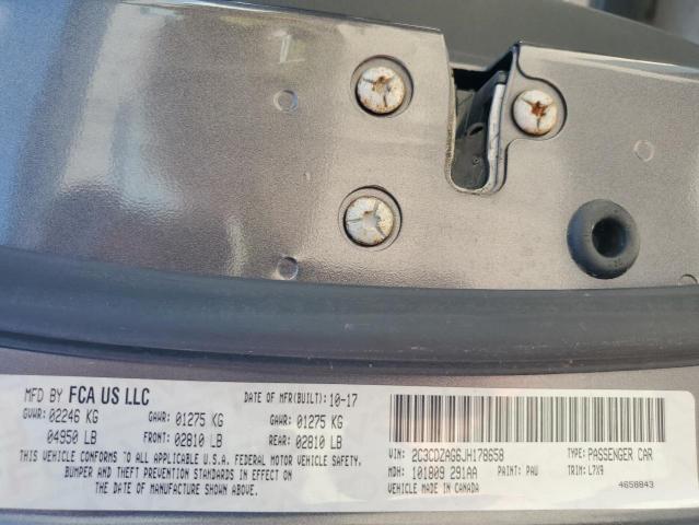 2018 DODGE CHALLENGER 2C3CDZAG6JH178658