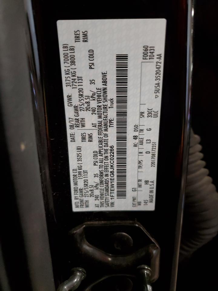 Lot #3316775409 2018 FORD F150 SUPERCREW