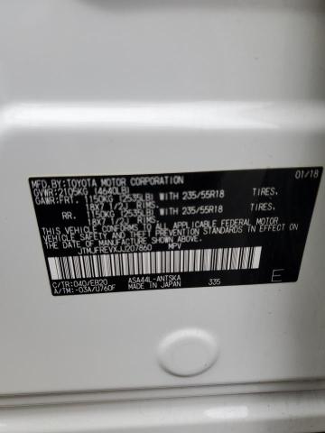 2018 TOYOTA RAV4 SE JTMJFREVXJJ207860