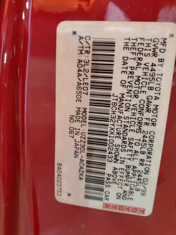 1999 LEXUS SC 400 #3240041528