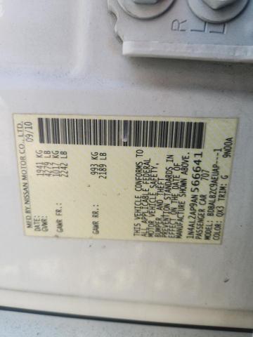 2010 NISSAN ALTIMA BAS - 1N4AL2AP9AN566641