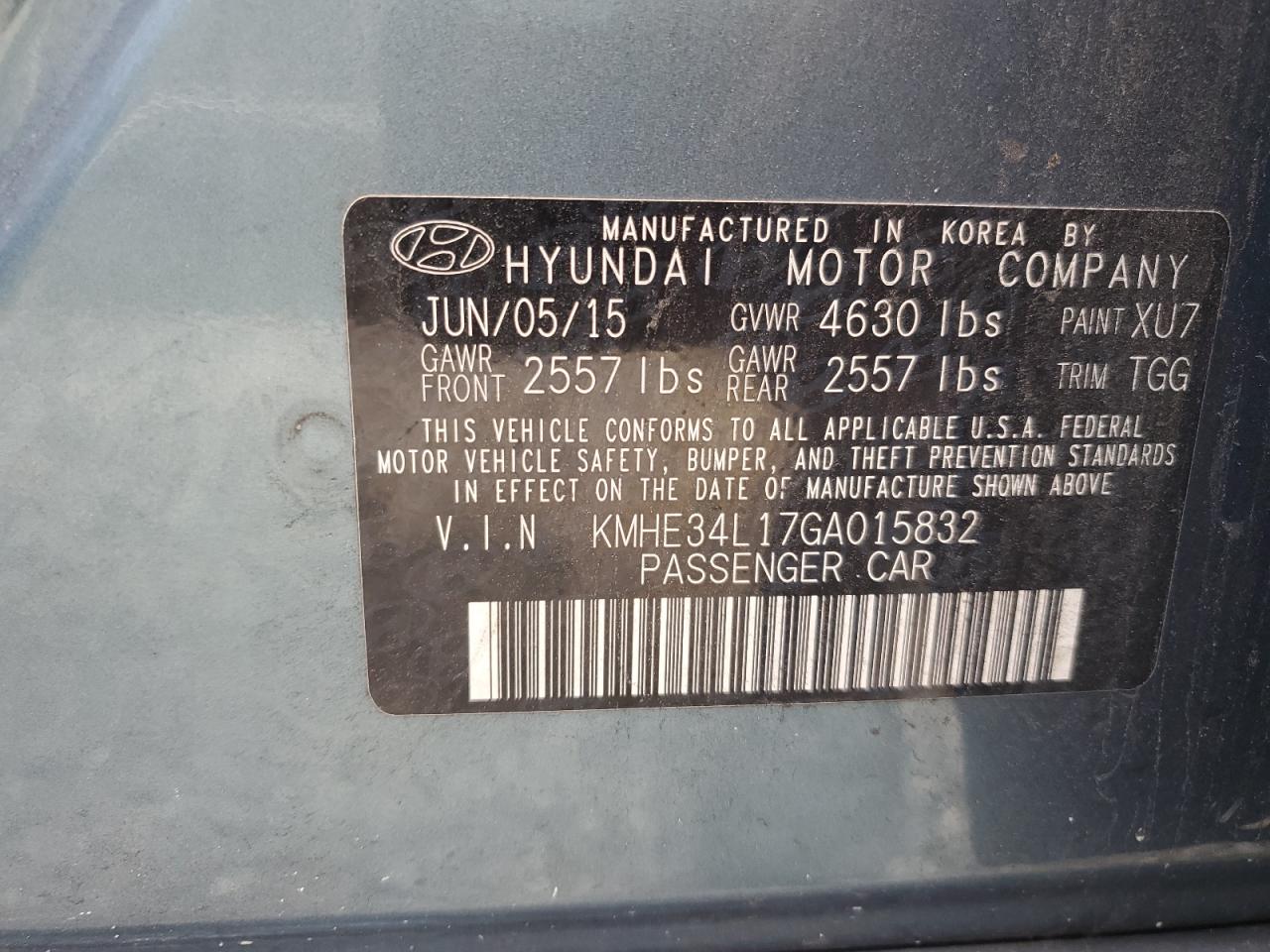 HYUNDAI SONATA HYBRID