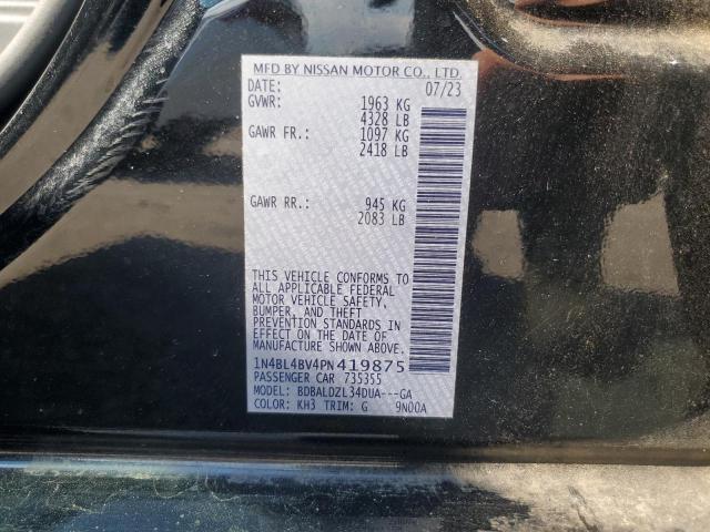 2023 NISSAN ALTIMA S 1N4BL4BV4PN419875