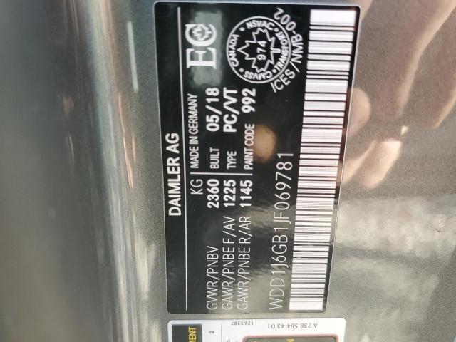 2018 MERCEDES-BENZ E 400 4MAT WDD1J6GB1JF069781