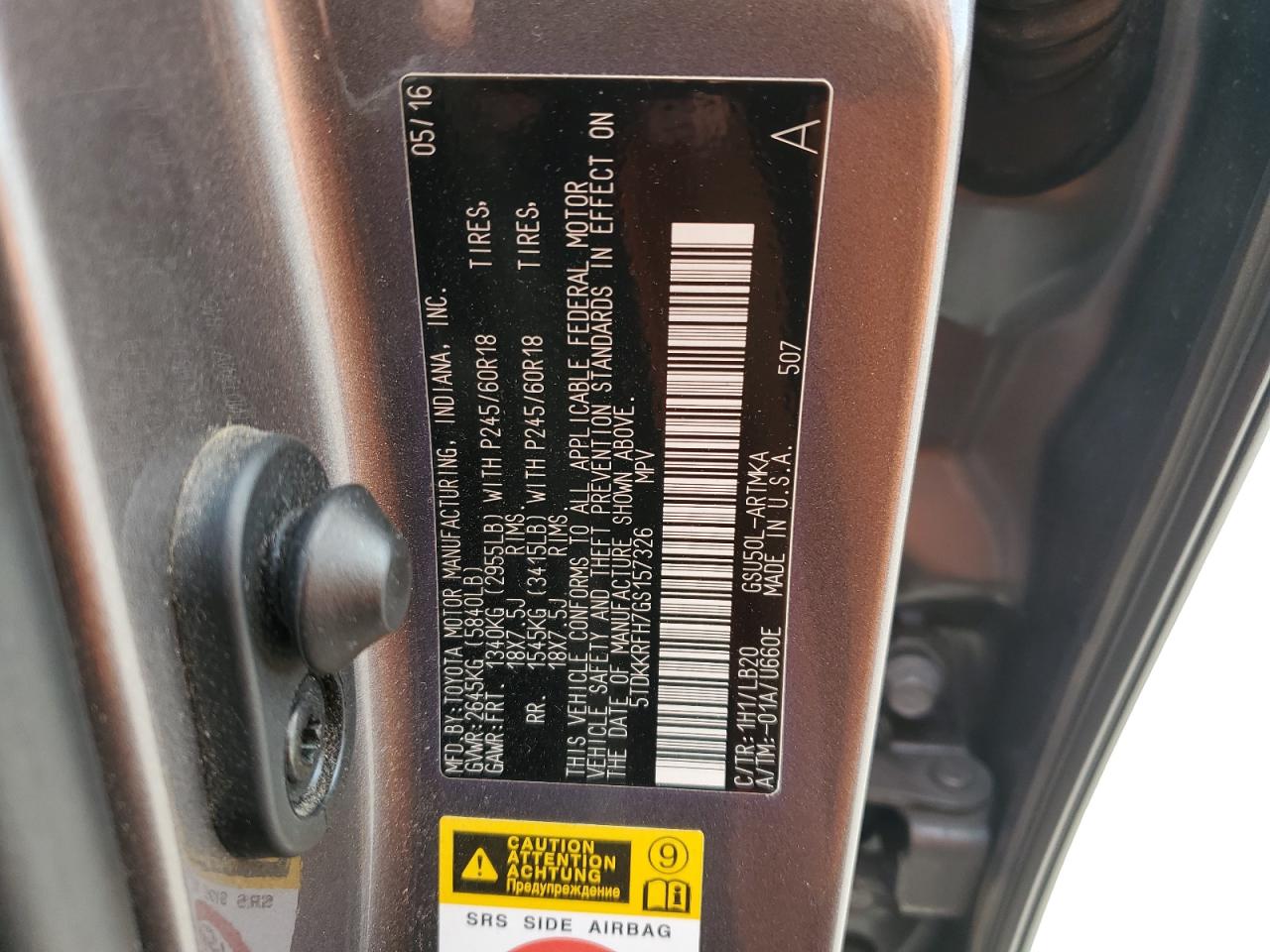 TOYOTA HIGHLANDER XLE