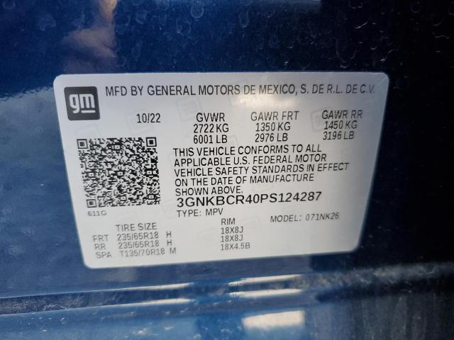 2023 CHEVROLET BLAZER 2LT - 3GNKBCR40PS124287