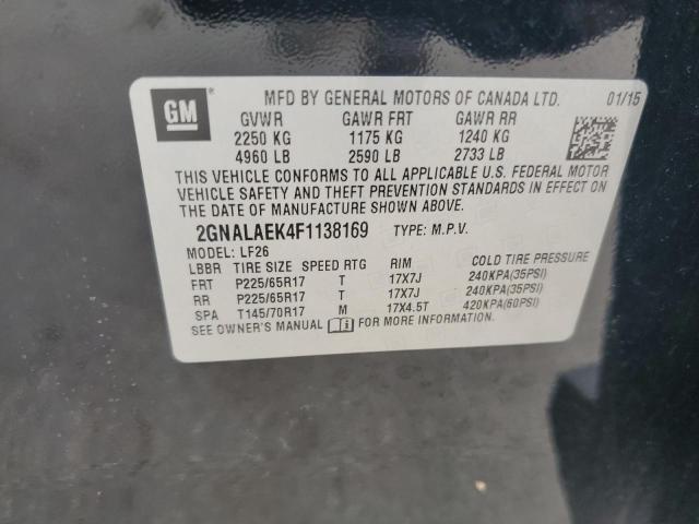 2015 CHEVROLET EQUINOX LS 2GNALAEK4F1138169