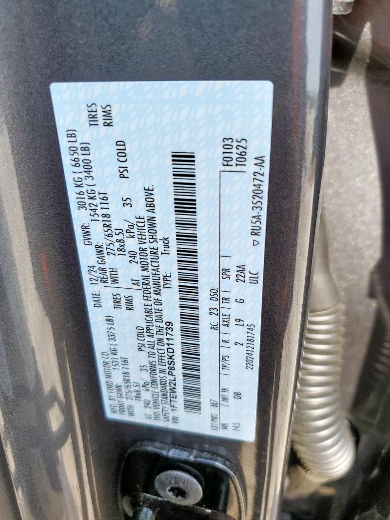 2025 FORD F150 STX 1FTEW2LP8SKD11739
