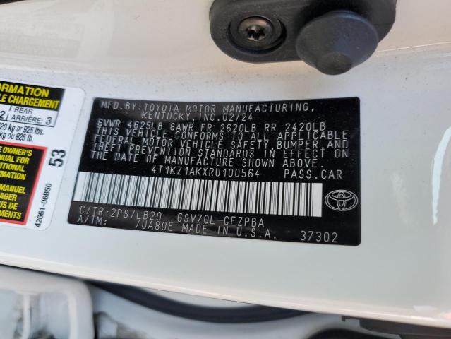 2024 TOYOTA CAMRY TRD 4T1KZ1AKXRU100564