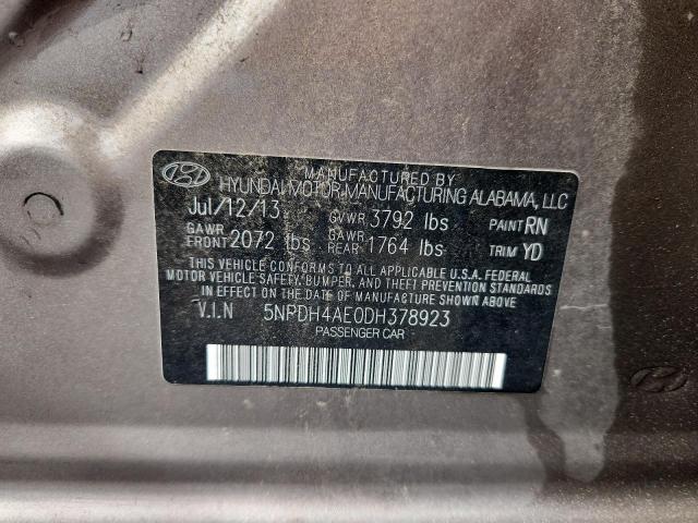 2013 HYUNDAI ELANTRA GL - 5NPDH4AE0DH378923