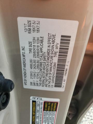 2018 HONDA CR-V EX 5J6RW2H53JL002840