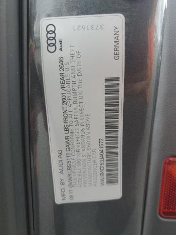 2018 AUDI S5 PREMIUM WAUB4CF53JA041572