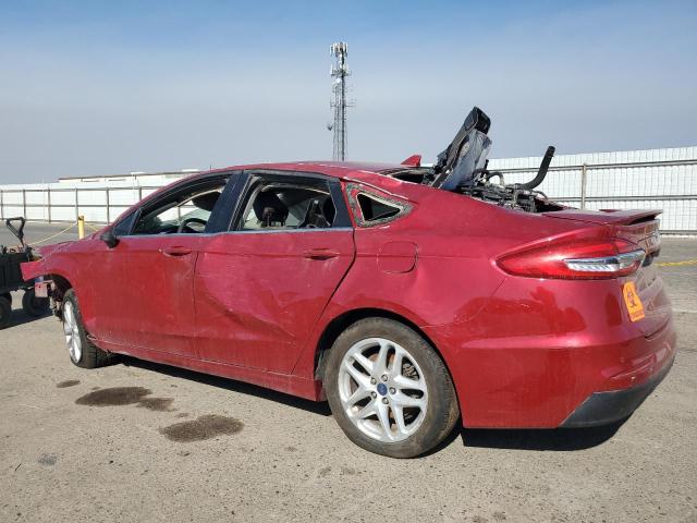 FORD FUSION SE 2020 red  gas 3FA6P0HDXLR114207 photo #3