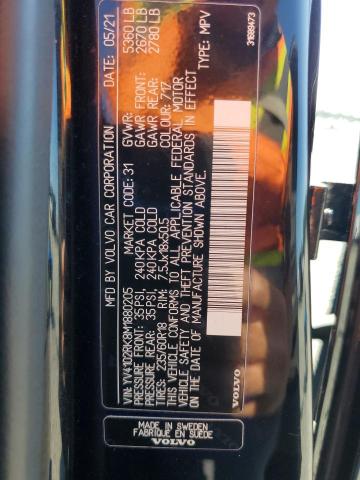 2021 VOLVO XC60 T5 MOMENTUM YV4102RK8M1880205
