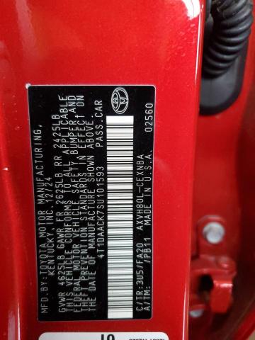 2025 TOYOTA CAMRY XSE 4T1DAACK7SU101593