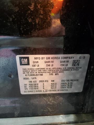 2020 CHEVROLET TRAX LS KL7CJNSB5LB317980