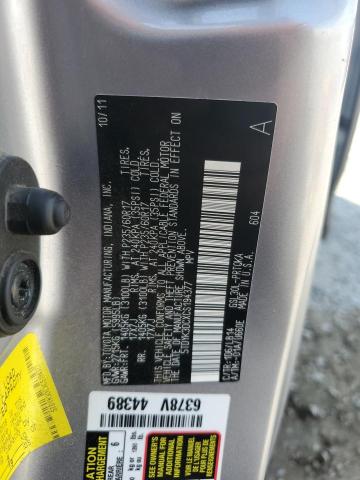 2012 TOYOTA SIENNA XLE - 5TDYK3DCXCS194377