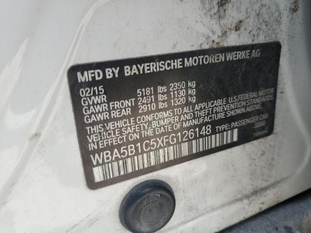 2015 BMW 535 I WBA5B1C5XFG126148