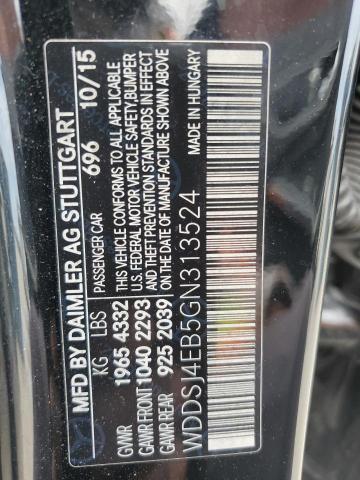 2016 MERCEDES-BENZ CLA 250 WDDSJ4EB5GN313524