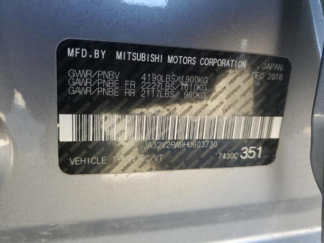 2017 MITSUBISHI LANCER ES JA32V2FW9HU603730