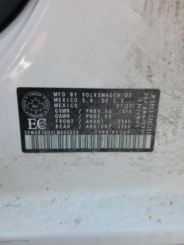 2020 VOLKSWAGEN JETTA SEL 3VWGB7BU2LM064525