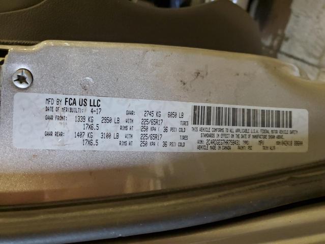 2017 DODGE GRAND CARA 2C4RDGEG7HR758431