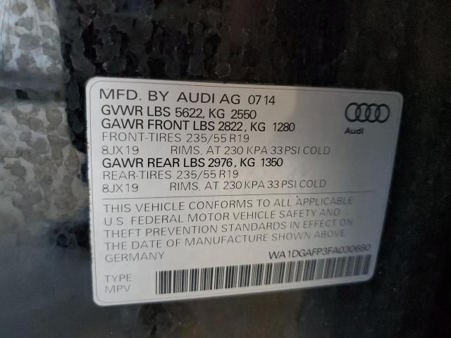 2015 AUDI Q5 PREMIUM - WA1DGAFP3FA030680