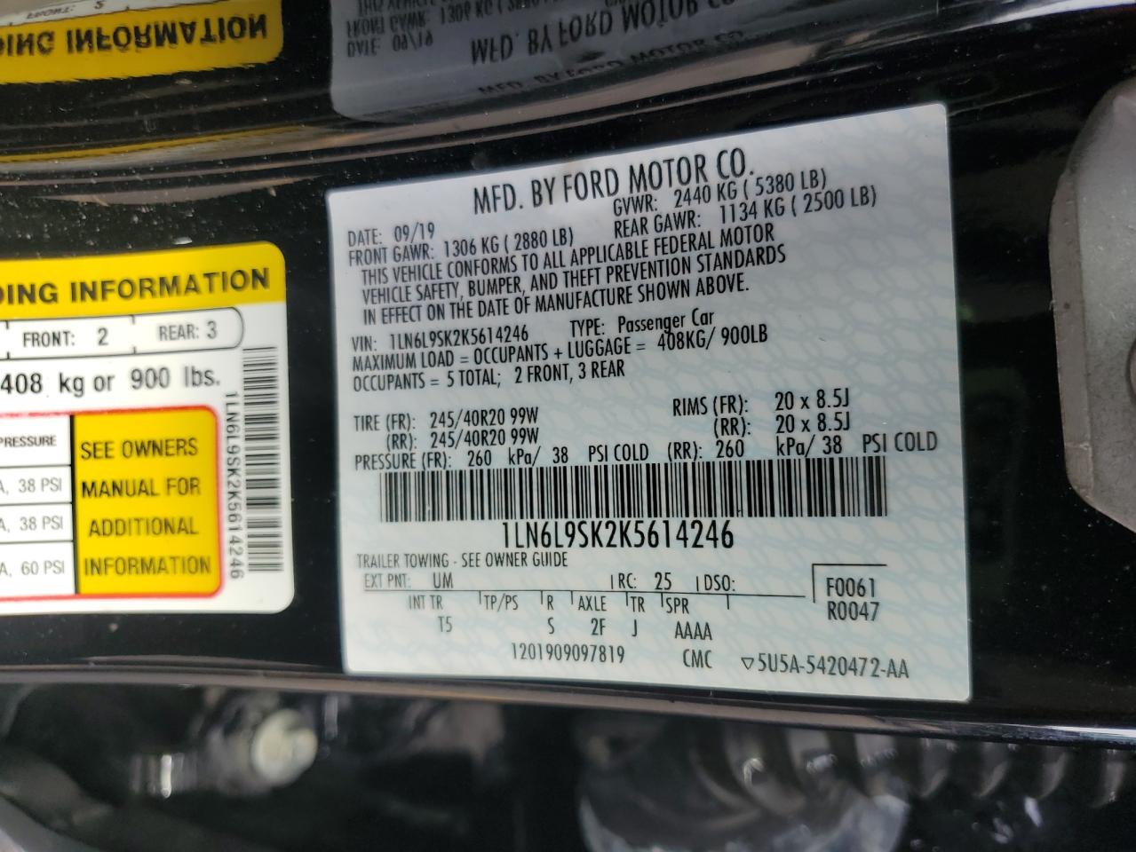 LINCOLN CONTINENTAL SELECT