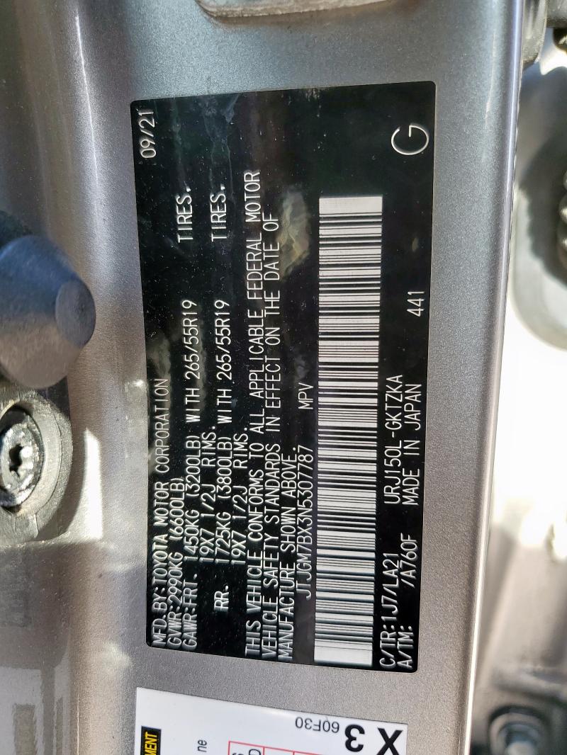 2022 LEXUS GX 460 LUX JTJGM7BX3N5307787