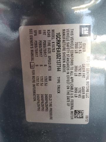 2013 CHEVROLET SILVERADO - 1GCRKPEA0DZ137744