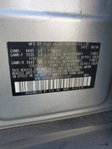 2015 SUBARU OUTBACK 2. 4S4BSACC2F3254293