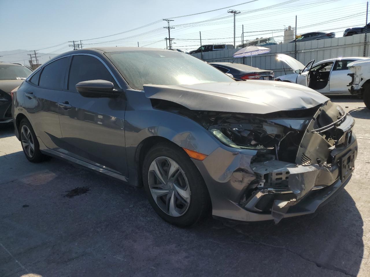 Lot #3309605563 2019 HONDA CIVIC LX