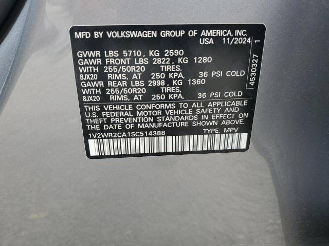 2025 VOLKSWAGEN ATLAS SE 1V2WR2CA1SC514388